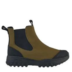 Magda Støvler med Gummisål til Kvinder 786 Mørk Oliven/​Sort