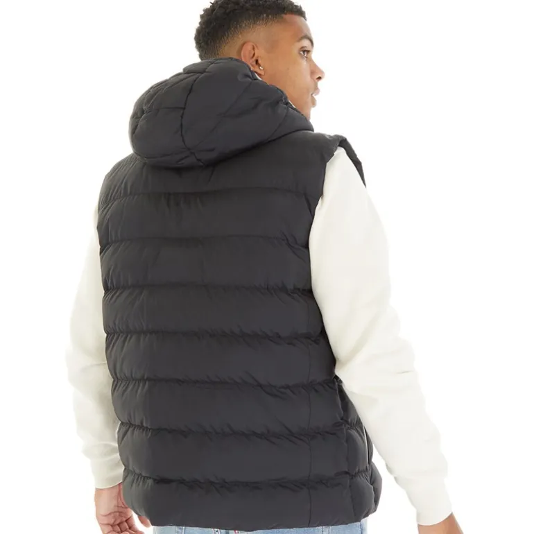 Mænd Galban Hættepuffer Vest Sort