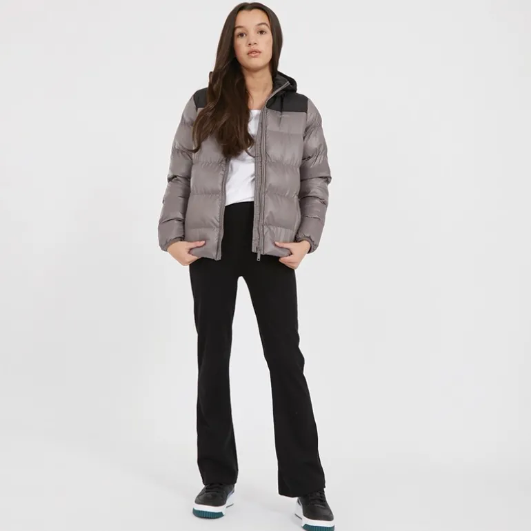 Pigejakke Kaylee Antracit/Sort