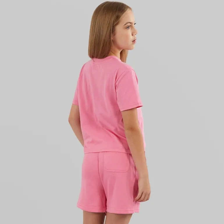 Piger Cropped Sæt Lyserød