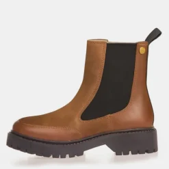 Piger Efterår Støvler 0241 Cognac