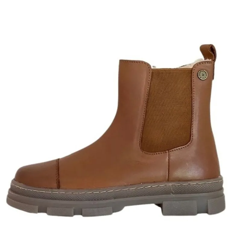 Piger Flotte Lave Støvler 112 Cognac