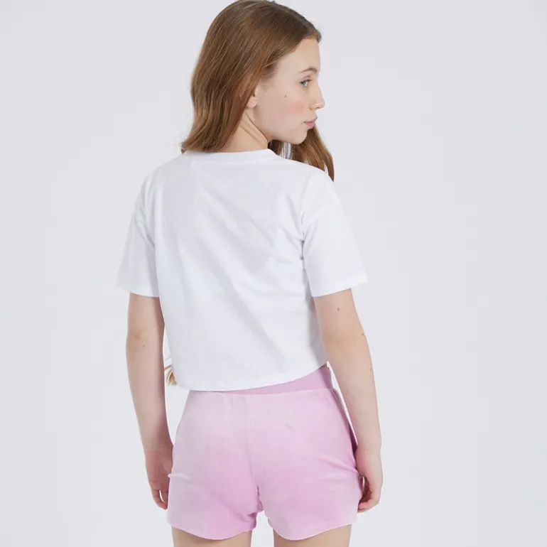 Piger Heart Boxy And Velour Sæt Flerfarvet