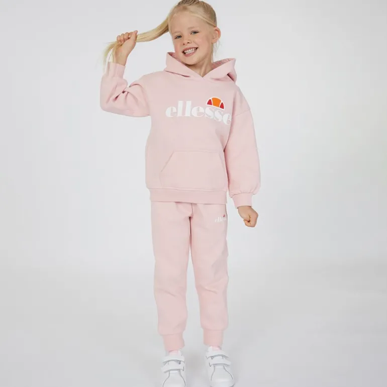 Piger Hoodie og Joggingbukser Sæt med Jessica Logo Rosa