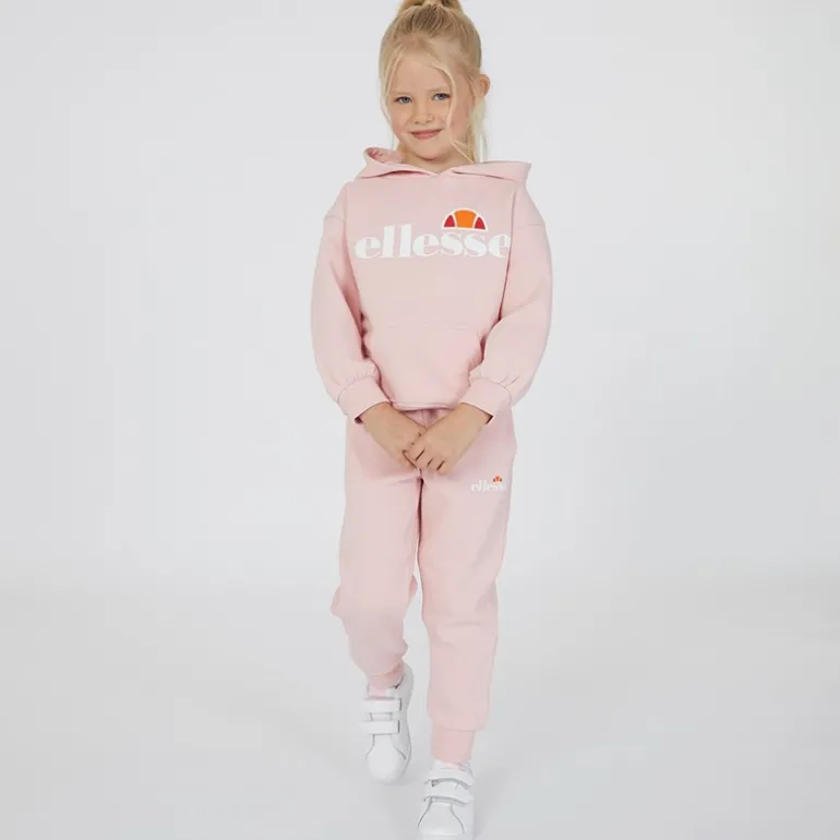 Piger Hoodie og Joggingbukser Sæt med Jessica Logo Rosa