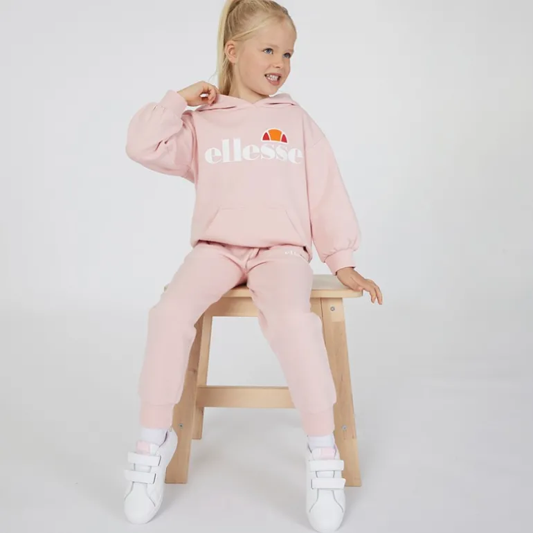 Piger Hoodie og Joggingbukser Sæt med Jessica Logo Rosa