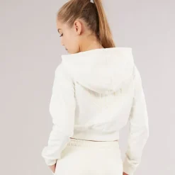 Piger Hættetrøje Cream White