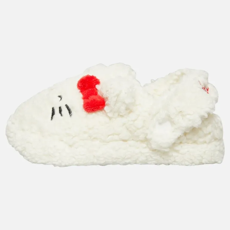 Piger Hvide Borg Slippers Hvid/Rød