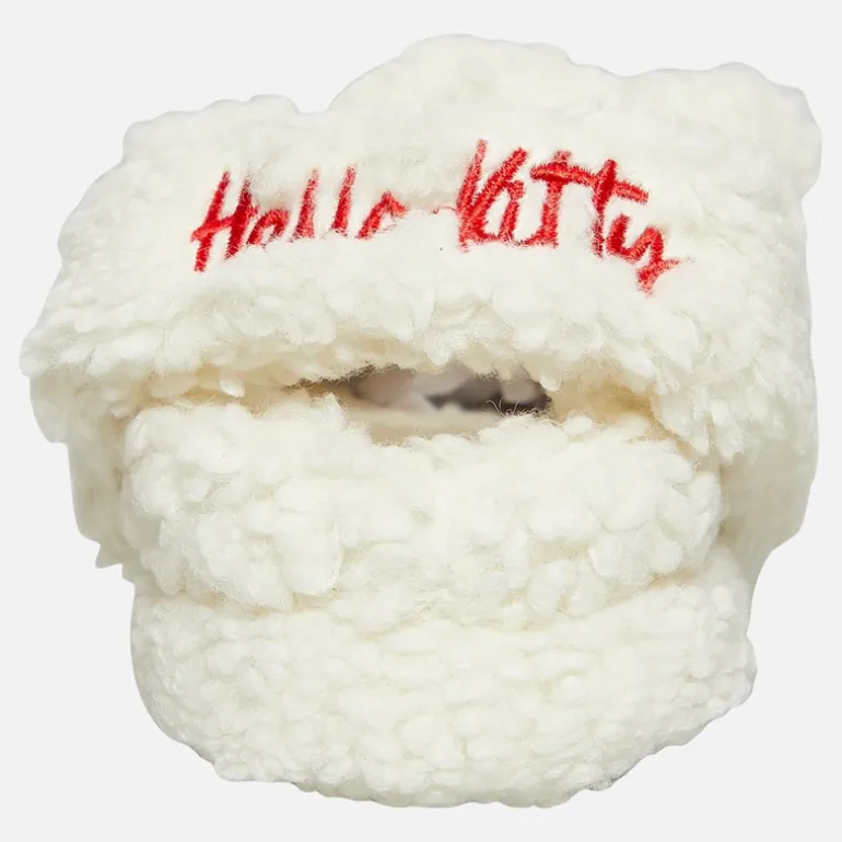 Piger Hvide Borg Slippers Hvid/Rød