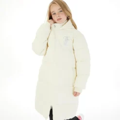 Piger Lang Linie Puffer Jakke Vanilje Is