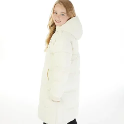 Piger Lang Linie Puffer Jakke Vanilje Is