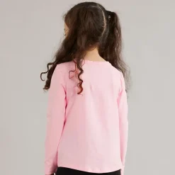 Piger langærmet t-shirt Cotton Candy Pink