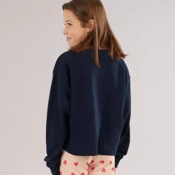 Piger Linsey Sweatshirt Navy Blazer The Bestie Club