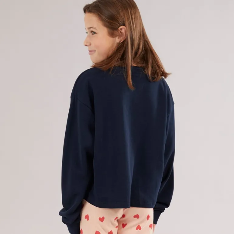 Piger Linsey Sweatshirt Navy Blazer The Bestie Club