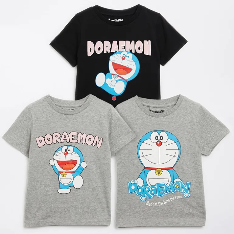 Piger Tre Pakke T-Shirts Multi