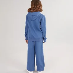 Pigetrøje Sæt Aprikos Lyseblå