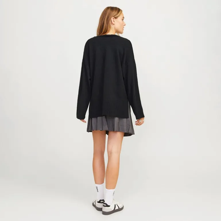 Sort Lucca V-hals Trøje Sort