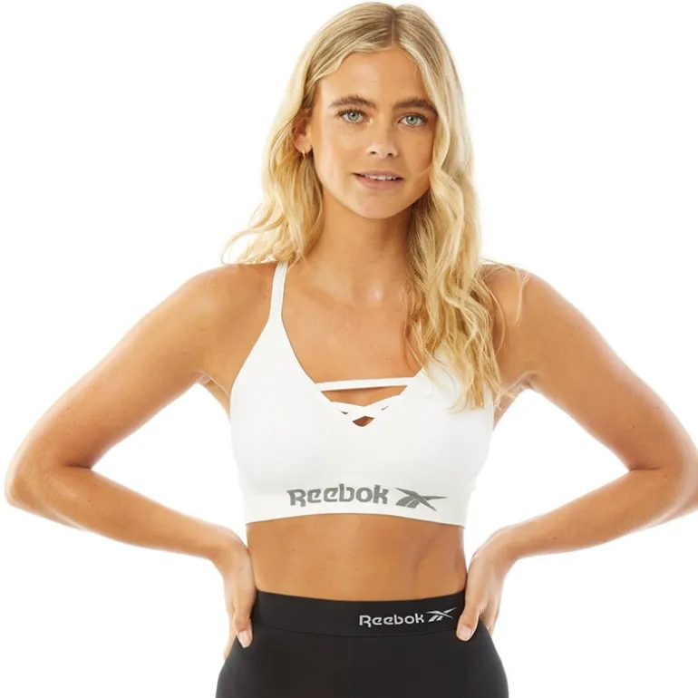 Sport-BH uden sømme til kvinder Hvid