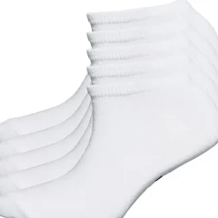 Strømper til kvinder med perler, 5-pak, hvide