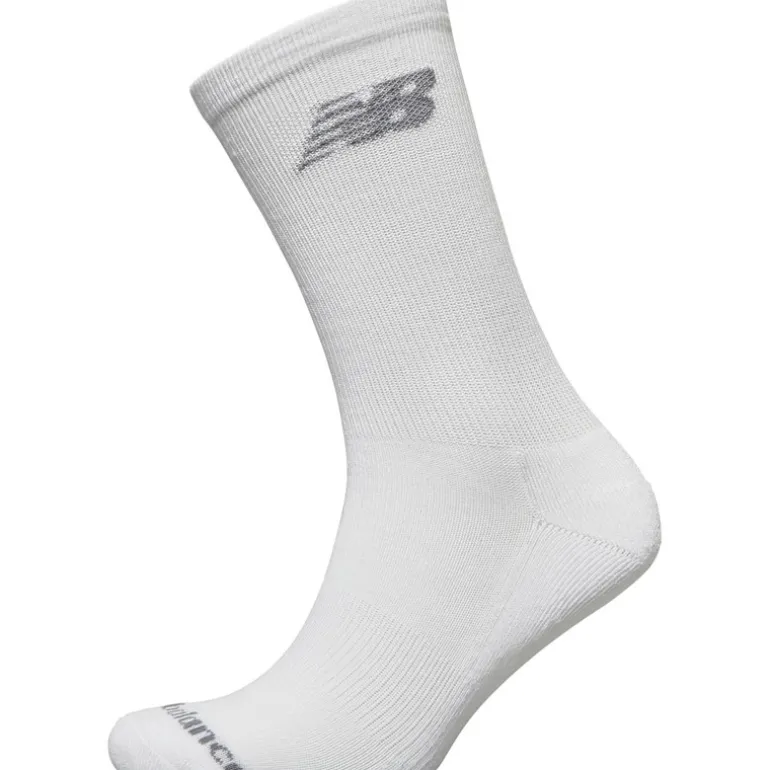 Ti par Strømper med Polstring Hvid Crew