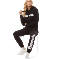 Træningsdragt med hætte til kvinder Tilda Sort