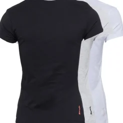 T-shirts til Kvinder Jada 3-pak Sort/​Grå Melange/​Hvid