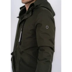 Vindjakke til Herre Clark Olivengrøn