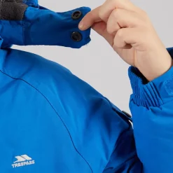 Vinterjakke med isolering og vandtæt overflade til Drenge Junior Holsey Elektrisk Blå